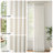 Memory‑Set Linen Textured Light‑Filtering Privacy Curtains for Living Room, Hook Pleat Design(Set of 2)-1591379949-1591379950