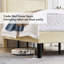 Ensemble de chambre avec lit plateforme 3 pièces Keyona-1175882815-1175882811
