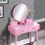 Ensemble coiffeuse et tabouret Liannon-401643685
