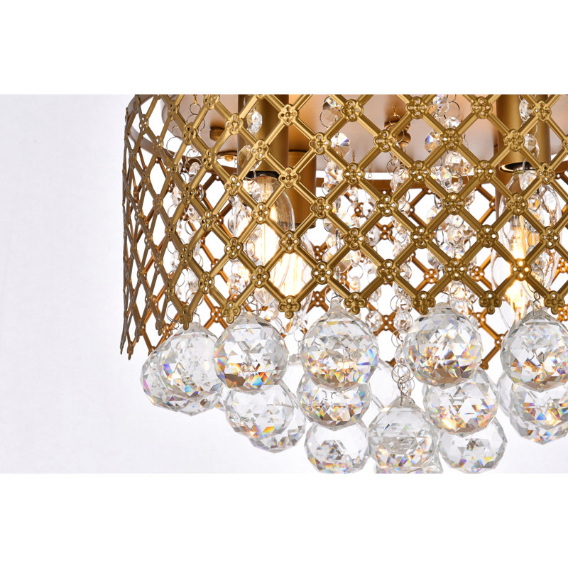 Mcnemar Flush Mount, Brass