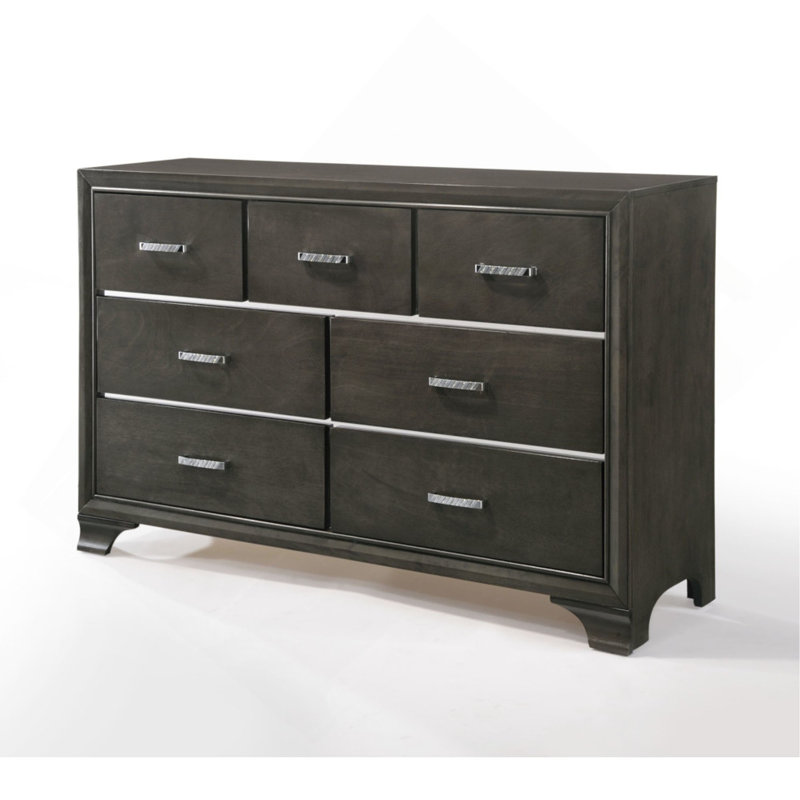 Commode à finition grise