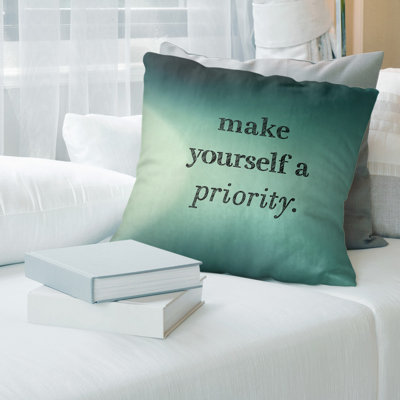 Cotton Blend Reversible Pillow Cover