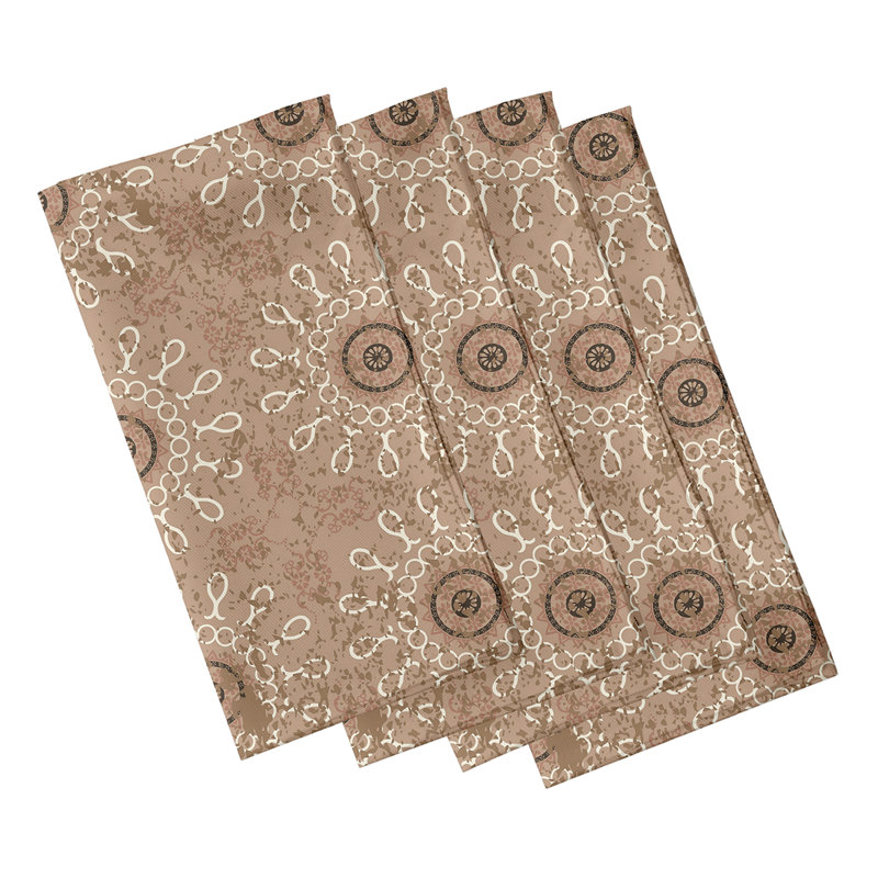 Ensemble de serviettes 4 pièces Harrel, Rouge