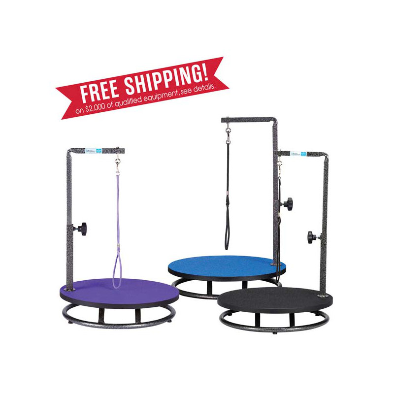 Table de nettoyage pour petit chien petedge, Mauve
