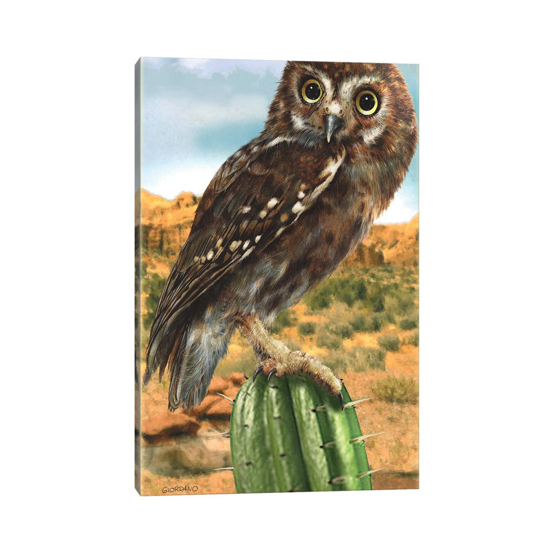 Desert Observer 1 Piece Wrapped Canvas Painting, 20.32 cm H x 30.48 cm W