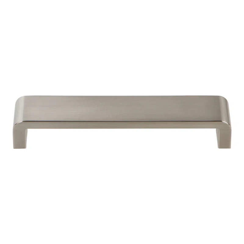 Platform Bar pull, 6 15/16", Brushed Nickel