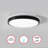 Cahlin 1 - Round LED Ceiling Light Fixture - Modern Flush Mount 6500K Cool Daylight Energy - Ideal for Office Kitchen Bedroom Living Room Bathroom Dining Room Hallway and Entryway-1911021084