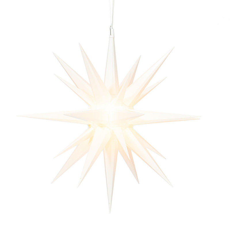 Astoria Grand 25" Deluxe LED White Moravian Star.