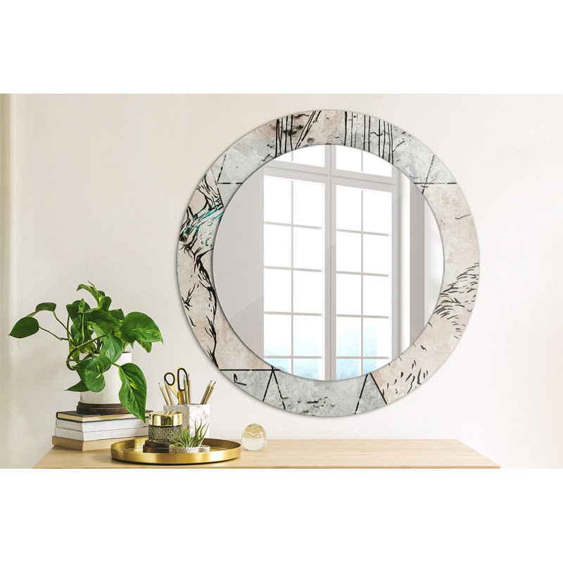 Huldar Glass Flat Wall Mirror