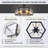 6-light Modern Semi Flush Mount