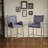 28.75Inch Counter Height Bar Stools Set Of 2, Bar Height Arm Chairs, Velvet Fabric Stools With Golden Legs And Footrests,Gray-864829278