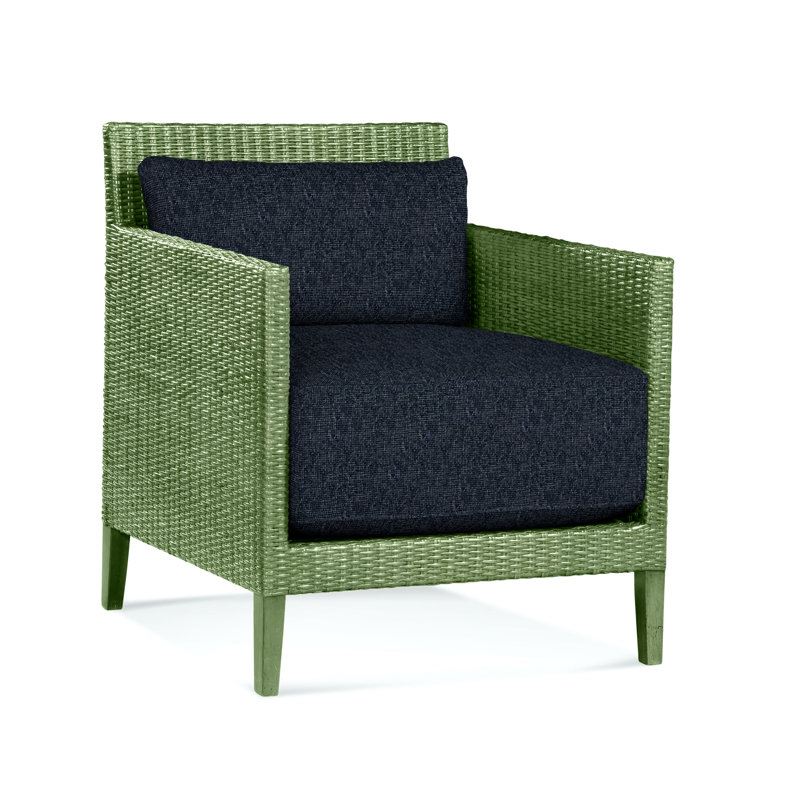 Fauteuil Beryl, Céleri, Performance Crypton bleu marine; 0822-61
