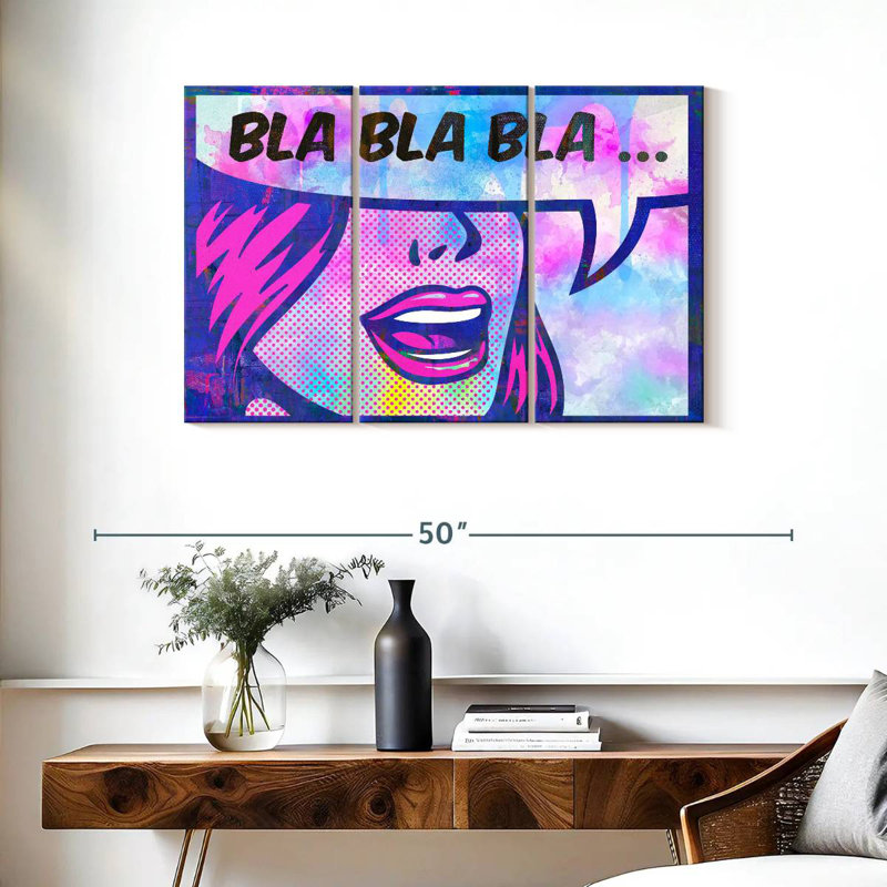 Tergel Bla Bla Bla, 24" H x 38" W