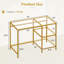 Bureau d'ordinateur l 42 po Sharifah