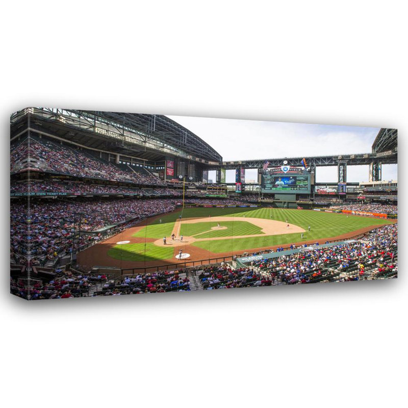 Chase Field, 13" H x 24" W