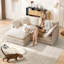 Canapé-lit modulaire en forme de L avec 1 repose-pieds Comfy-1819257829