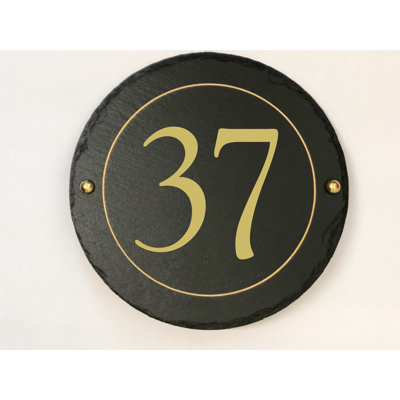Easingwold 24cm H Stone House Number