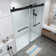 Opal Mirage MCOCOD 70-76.75"W x 76"H Double Sliding Frameless Soft Close Shower Door with 3/8"(10mm)Clear Glass