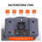 550 CFM Stackable Air Scrubber with H13 HEPA Filter, MERV-10 Pre-Filter & Carbon Layer - Industrial Negative Air Machine for Dust, Smoke & Odor Removal