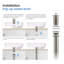 Bathroom Sink Pop Up Drain Stopper with 12" tailpiece, without Overflow-88893313