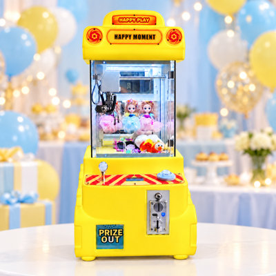 Machine à pince commerciale avec lumières DEL à couleurs changeantes