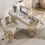 Bureau de direction avec tiroirs White Oval Sintered Stone-1101489730-1101489758