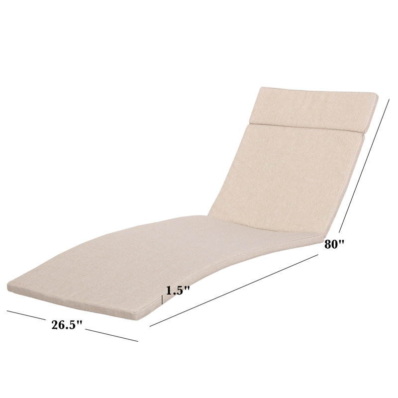 Coussin de dossier d'extérieur, Beige texturé, 1