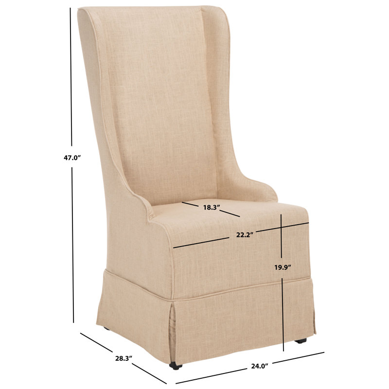 Upholstered Dining Chair, Hemp