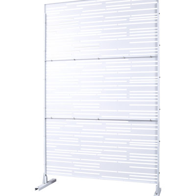 Metal Privacy Fencing 76" H48" W - For Patio, Deck, Garden Outdoor Screen For Balcony