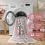 Tapis floral lavable pour salon, tapis Boho-806275948