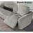 Upholstered Power Motion Modular 4-Piece 3-Recliner L-Sectional-2016726932