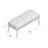 38 Inch Wide Rectangle Ottoman Bench Footstool (Only Including Ottoman)