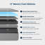12" Firm Gel Memory Foam Mattress-2108233970