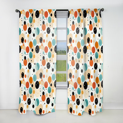 Motif à pois Urban Chic - Rideau abstrait - Rideau abstrait obscurcissant - 1 panneau