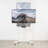 White Mobile Portrait to Landscape TV Cart