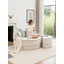 Fauteuil demi-tonneau rembourré avec repose-pieds-1393004082