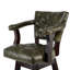Tabouret de bar pivotant capitonné vert 30 po Trophy-61558328-61924288