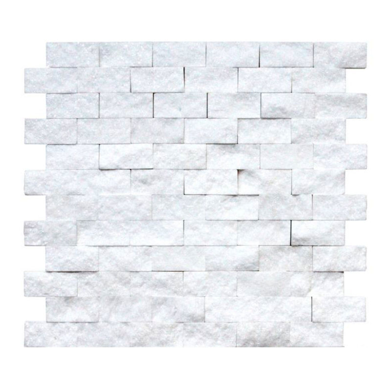 Carreau de mosaïque en marbre et brique