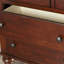 Commode en bois massif à 7 tiroirs de l 61 po Bergerac