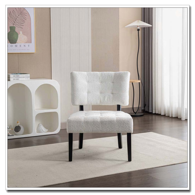 Fauteuil d'appoint capitonné avec sièges surdimensionnés Boucle
