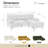 L-Shaped Velvet Reversible Sleeper Sofa-823260997-823260999