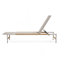 Chaise longue d'extérieur en aluminium Hargrove, ensemble de 2