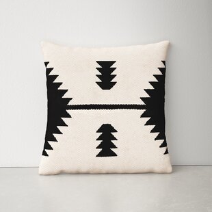 Black and White Geometric Decorative Pillow - Great Finds & Design