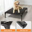 Lit pour chien surélevé respirant Oxford, lit de refroidissement surélevé pour petits et grands chiens, imperméable et facile à nettoyer-843848004
