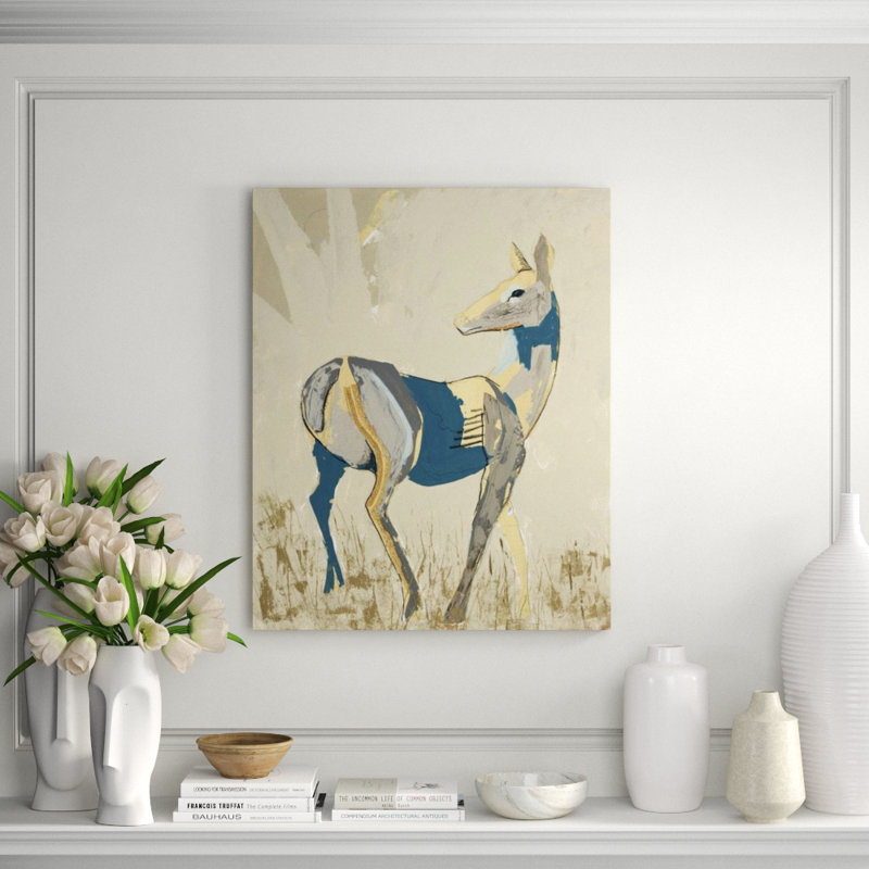 Deer I Print by Milton Coppo, Knife Gel, 37" H x 30" W