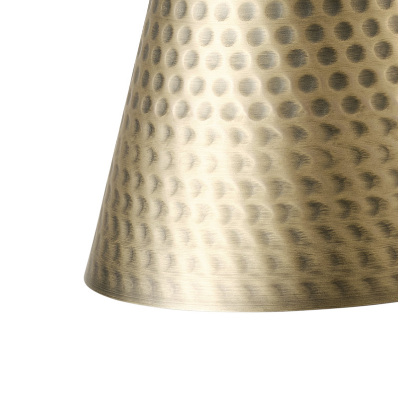 Luminaire suspendu conique 1 lumière erroll, Or