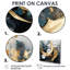 Wild Whirling Gold - spirale abstraite, art mural-1652621107-1652621116