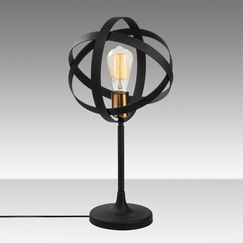 Lampe de table noire 19,69 po Henton