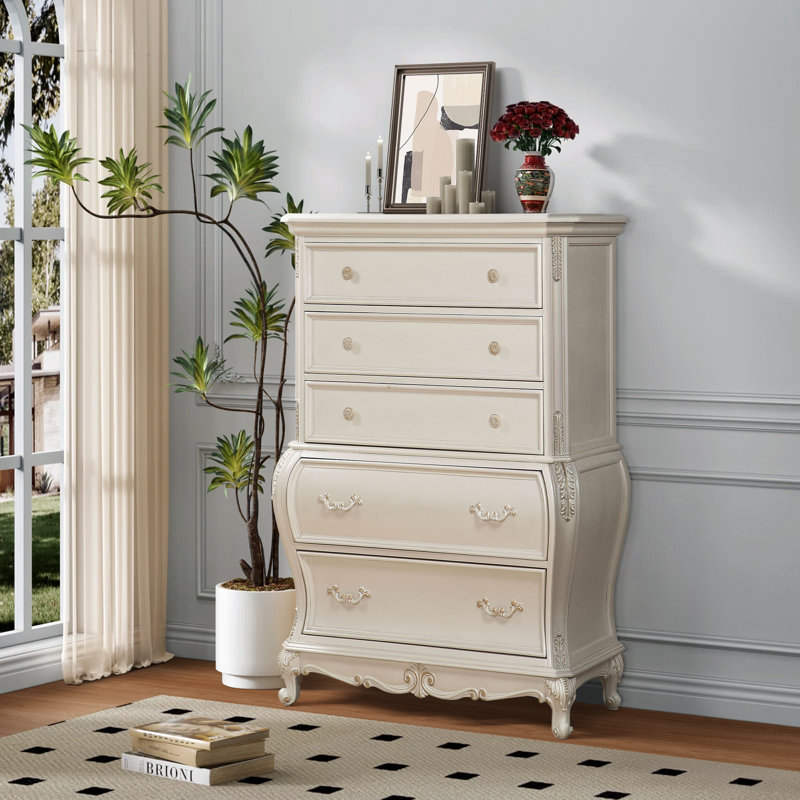 walnut white dresser AODK 39