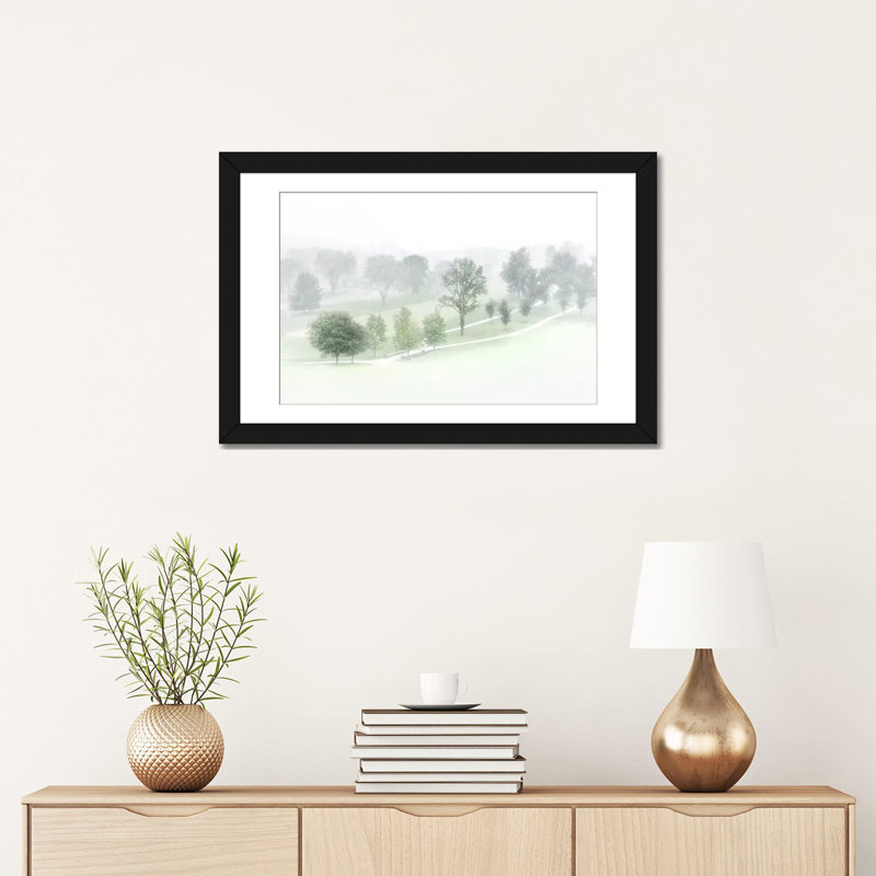 « hanie i », impression sur toile, H 16 po x l 24 po x P 1 po, Papier d'art encadré noir, Blanc